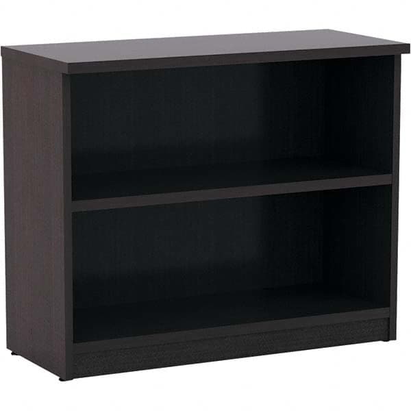 Bookcases, Overall Depth: 14in , Material: Wood Veneer , Color: Espresso , Door Included: No , Number Of Shelves: 2  MPN:ALEVA633032ES
