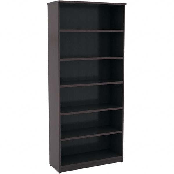 Bookcases, Overall Depth: 14in , Material: Wood Veneer , Color: Espresso , Door Included: No , Number Of Shelves: 6  MPN:ALEVA638232ES