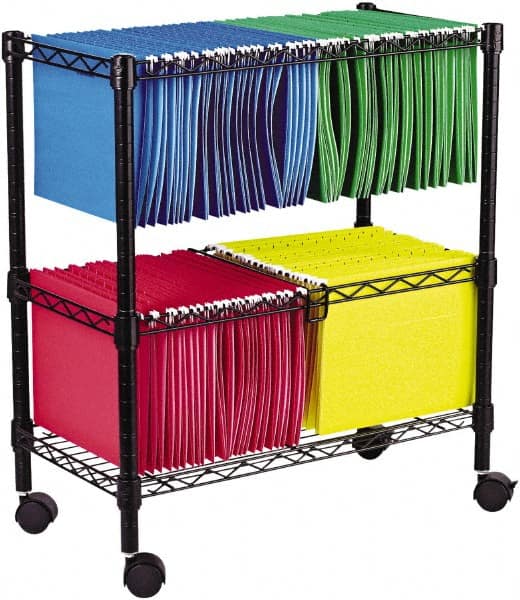 File Utility Cart: Steel, Black MPN:ALEFW601426BL