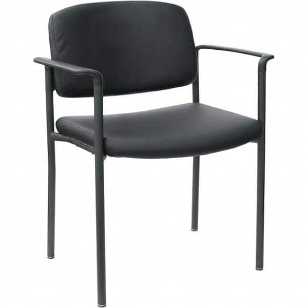 Task Chair: Faux Leather, Black MPN:ALEUT6816