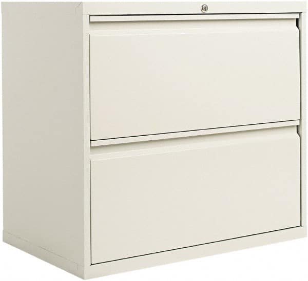 Horizontal File Cabinet: 2 Drawers, Steel, Light Gray MPN:ALEHLF3029LG