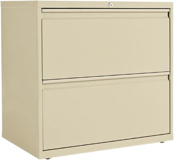 Horizontal File Cabinet: 2 Drawers, Steel, Putty MPN:ALEHLF3029PY
