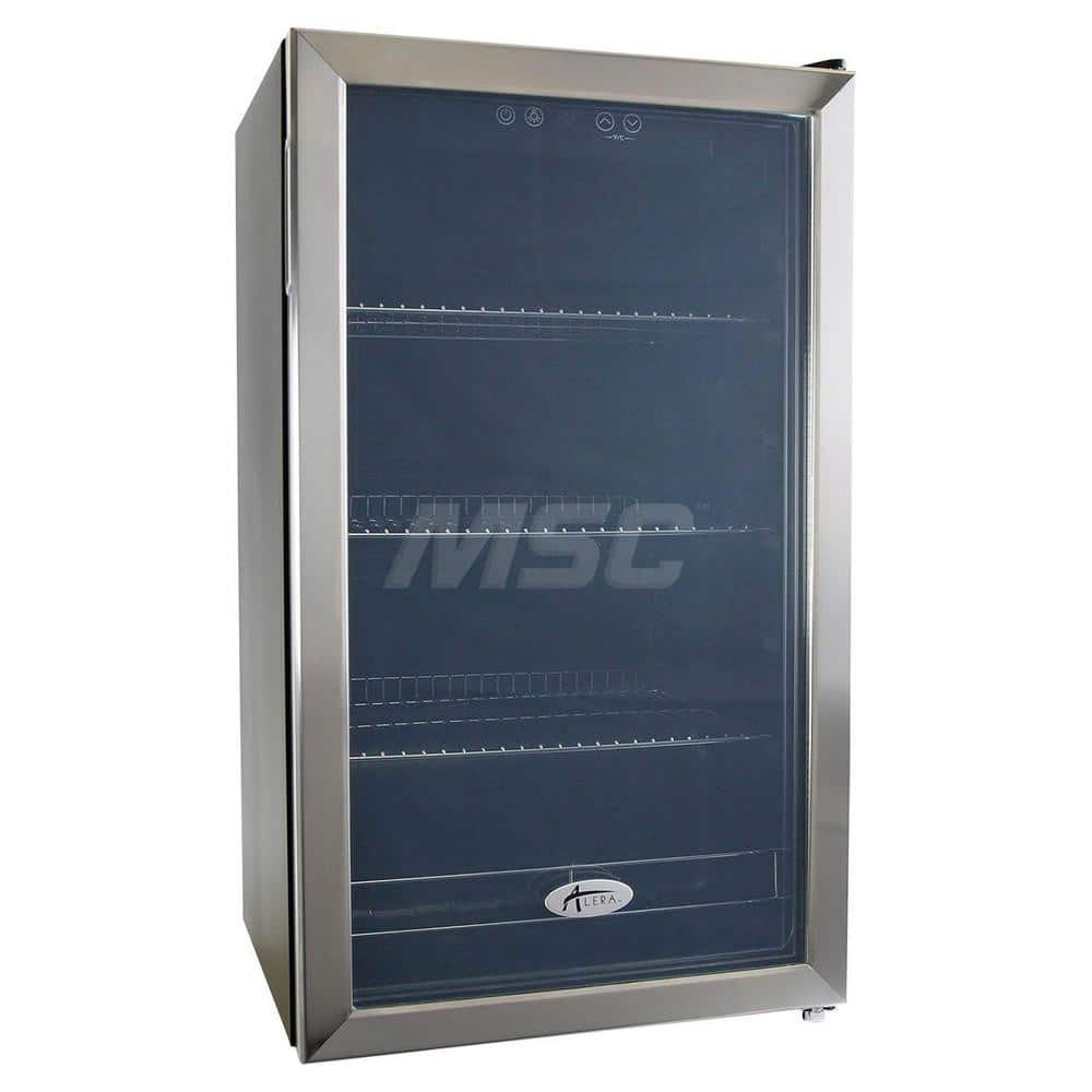 Refrigerators, Refrigerator Style: Beverage Cooler , Color: Black , Refrigerator Capacity: 3.4 , Width (Inch): 19 , Door Style: Glass, Slide  MPN:ALERFBC34