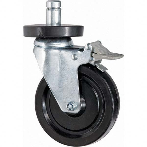 Stem Casters, Stem Type: Grip Ring , Stem Shape: Round , Swivel: Yes , Wheel Type: Solid , Wheel Diameter: 5  MPN:ALESW590004