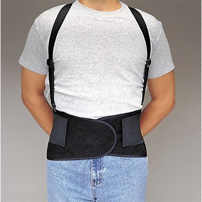 Back Support S 26in to 32in Black MPN:7176-01