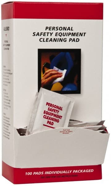 Facepiece Alcohol Wipe: Non-Woven Cloth, Use with Rubber Respirator Facepieces MPN:1001