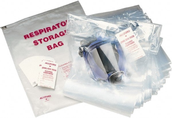 Facepiece Respirator Bag: Polyester, Clear MPN:4001-06