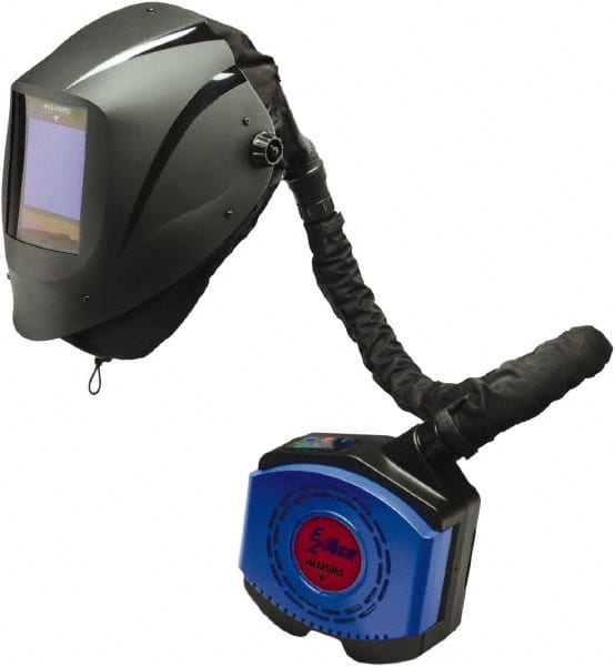 PAPR Welding Helmet: Downtube with FR Cover, Face Shield, HEPA Filter, PAPR Assembly MPN:9935-DLX