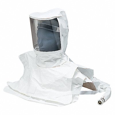 Double Bib Hood White MPN:9911-10