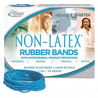 Rubberbands Size 33 1/4 lb Cyan Blue MPN:42339