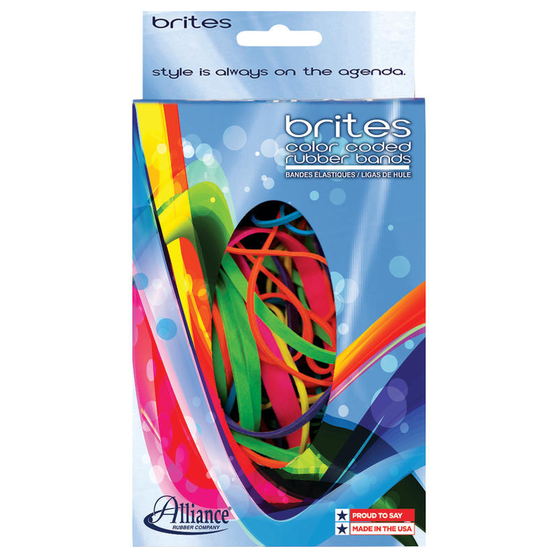 Alliance Brites Pic Pac Rubber Bands, Assorted Sizes/Colors, 1.5 Oz (Min Order Qty 43) MPN:07714