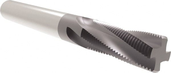 Helical Flute Thread Mill: 3/8-16, Internal & External, 4 Flute, Solid Carbide MPN:TM37516DE