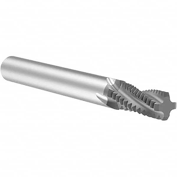 Helical Flute Thread Mill: 3/8-16, Internal & External, 4 Flute, Solid Carbide MPN:TMUK0375-16M