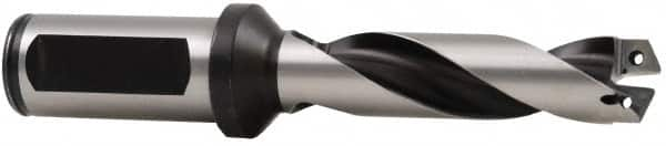 Indexable Spade Drill: 13 to 17.5 mm Dia, 63.5 mm Max Depth, Helical Flute MPN:24000H-20FM