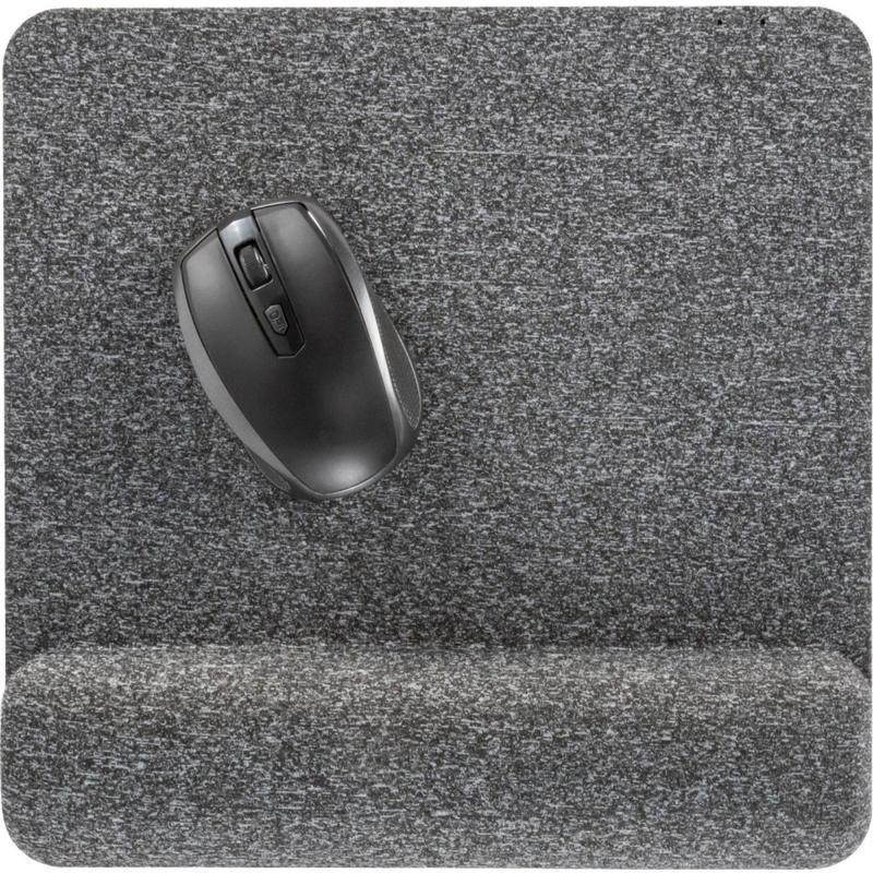 Allsop Premium Plush Memory Foam Wrist Rest, Mousepad, 1-7/8inH x 11-5/8inW x 11-13/16inD, Gray (Min Order Qty 4) MPN:32311