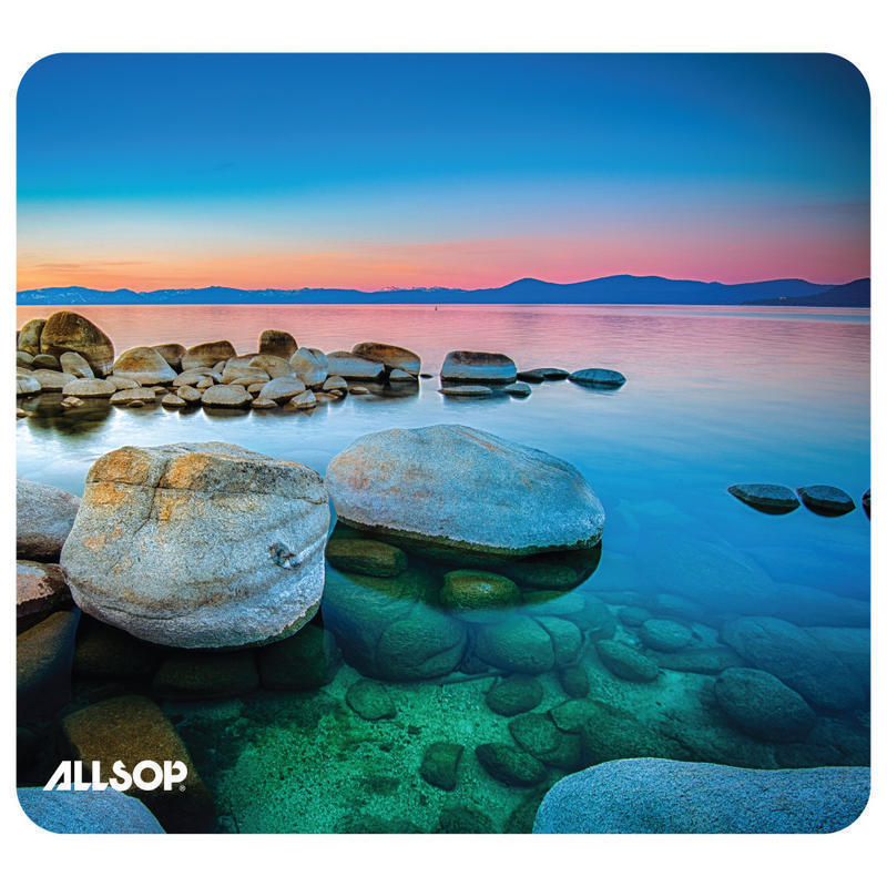 Allsop Naturesmart Mouse Pad, 8in x 8-3/4in, Tahoe (Min Order Qty 10) MPN:32411