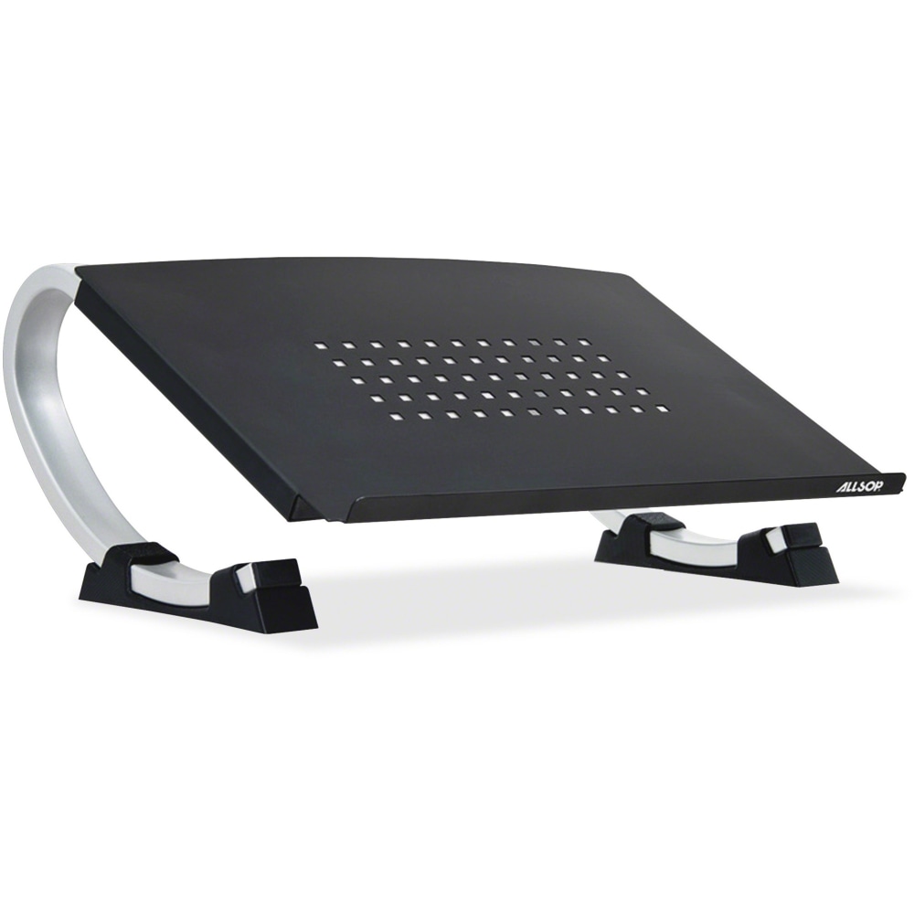 Allsop Redmond Adjustable Curve Stand, Black/Silver (Min Order Qty 2) MPN:30498