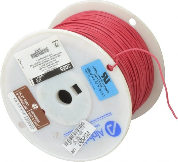 18 AWG, 16 Strand, 305 m OAL, Tinned Copper Hook Up Wire MPN:3055 RD001