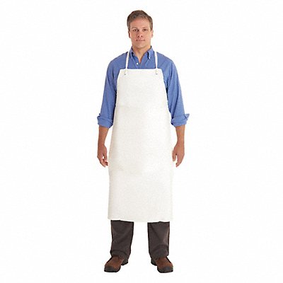 Bib Apron Universal White Vinyl MPN:56-101