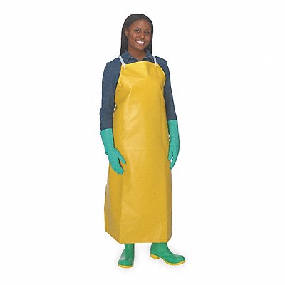 Bib Apron Universal Yellow Nylon Vinyl MPN:56-300