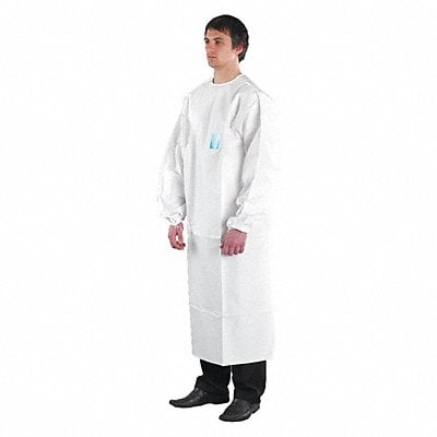 Disposable Lab Coat S White PK30 MPN:68-2000