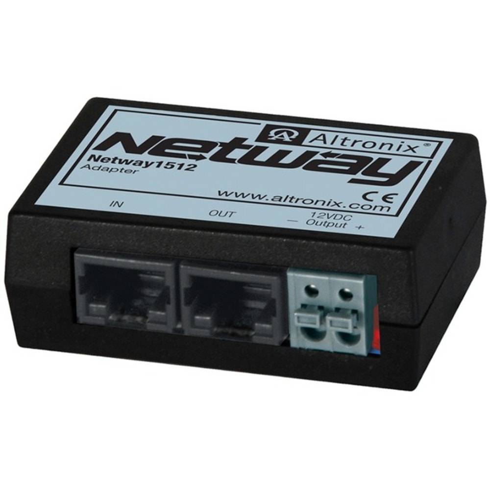 Altronix POE SPLITTER 12V/15W - 1 Pack - 13 W (Min Order Qty 2) MPN:NETWAY1512