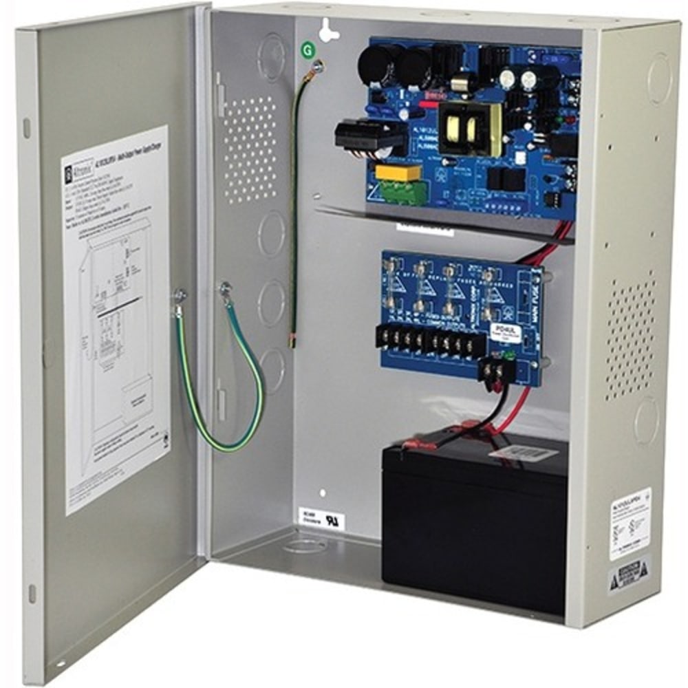 Altronix AL1012ULXPD4 Proprietary Power Supply - Wall Mount - 110 V AC Input - 12 V DC Output - 4 +12V Rails MPN:AL1012ULXPD4