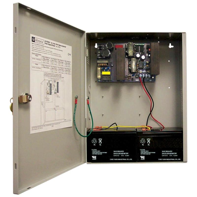 Altronix AL1024ULX Proprietary Power Supply - Wall Mount, Enclosure - 120 V AC Input - 24 V DC Output MPN:AL1024ULX