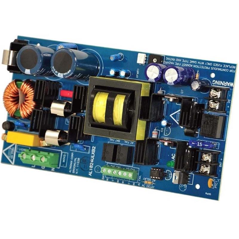 Altronix AL1024ULXB2 Proprietary Power Supply - Board - 120 V AC Input - 24 V DC Output - 483 W MPN:AL1024ULXB2