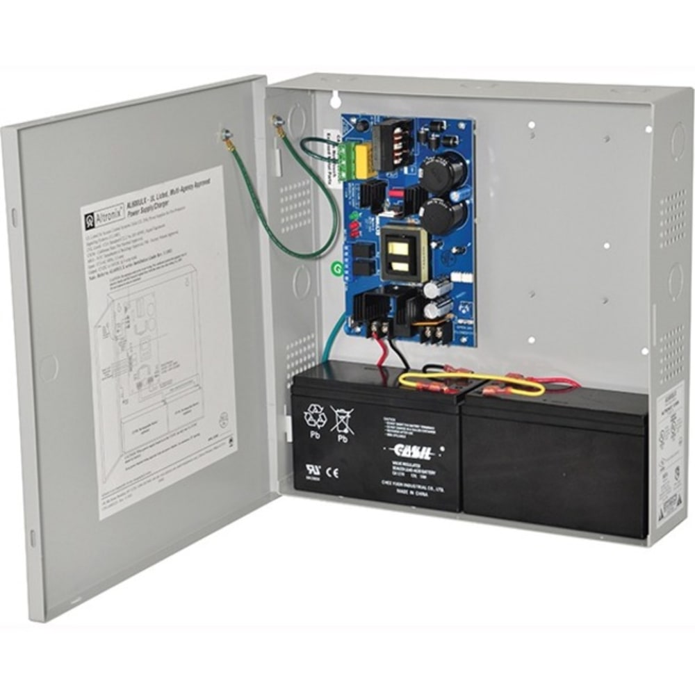 Altronix AL600ULX Proprietary Power Supply - Wall Mount, Enclosure - 120 V AC Input - 12 V DC, 24 V DC Output MPN:AL600ULX