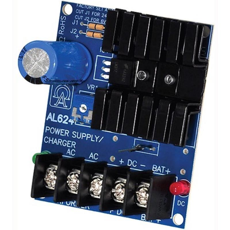 Altronix AL624 Proprietary Power Supply - Wall Mount - 16 V AC, 24 V AC Input - 6 V DC, 12 V DC, 24 V DC Output - 1 +12V Rails (Min Order Qty 5) MPN:AL624