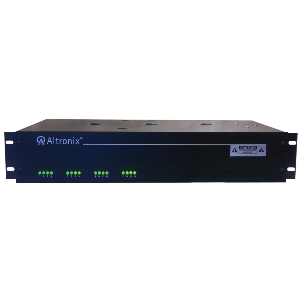 Altronix R2416600UL Proprietary Power Supply - Rack-mountable - 110 V AC Input - 24 V AC, 28 V AC Output MPN:R2416UL