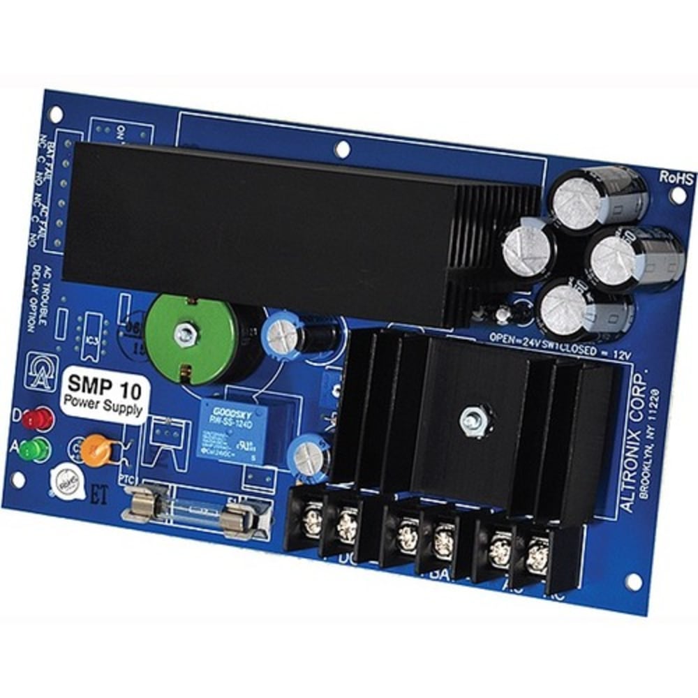 Altronix SMP10 Proprietary Power Supply - 12 V DC, 24 V DC Output MPN:SMP10