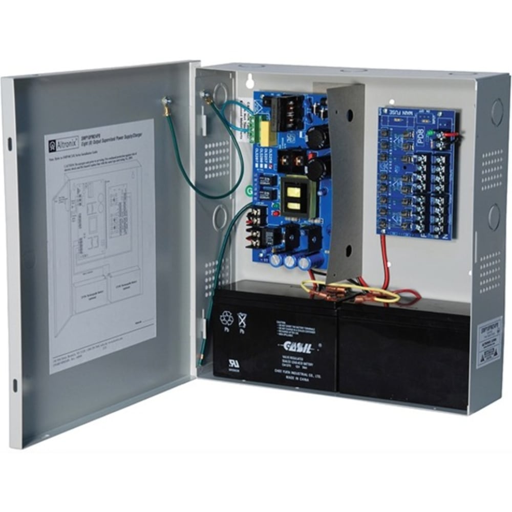 Altronix SMP10PM24P8 Proprietary Power Supply - Wall Mount - 110 V AC Input - 24 V DC Output MPN:SMP10PM24P8