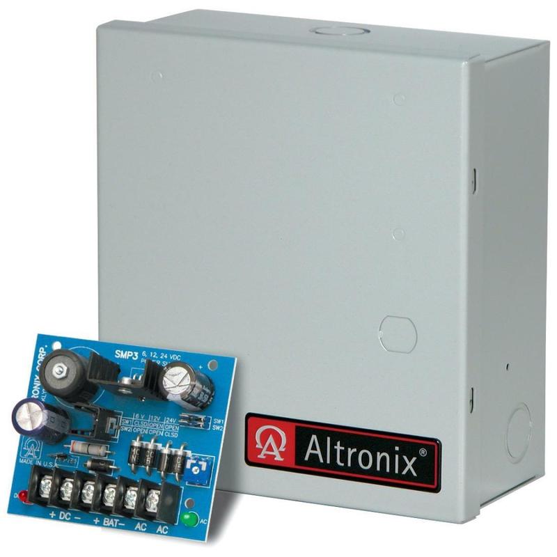 Altronix SMP3E Proprietary Power Supply - 6 V DC, 12 V DC, 24 V DC Output MPN:SMP3E