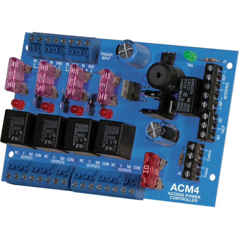 Altronix ACM4 Access Power Controller Module MPN:ACM4