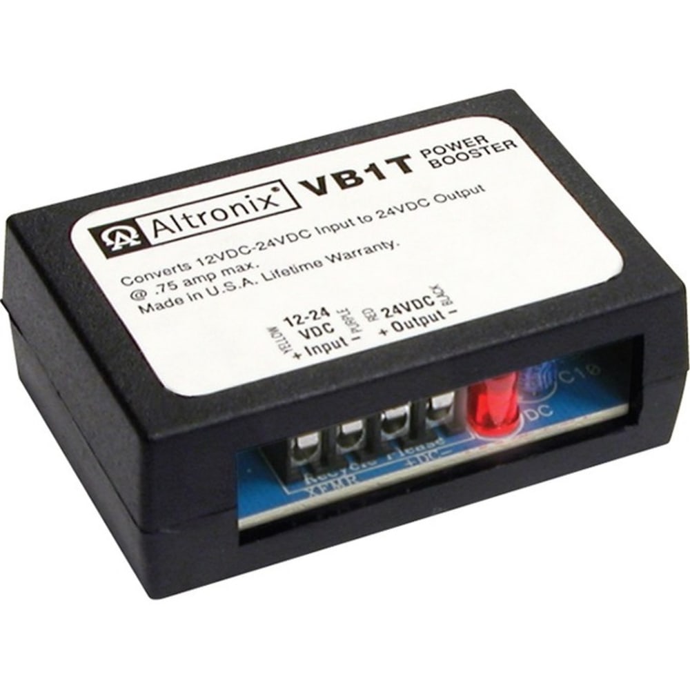 Altronix VB1T Voltage Regulator Module - 12 V DC to 24 V DC Input24 V DC Output - 750 mA (Min Order Qty 3) MPN:VB1T