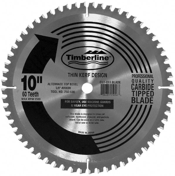 Wet & Dry Cut Saw Blade: 10