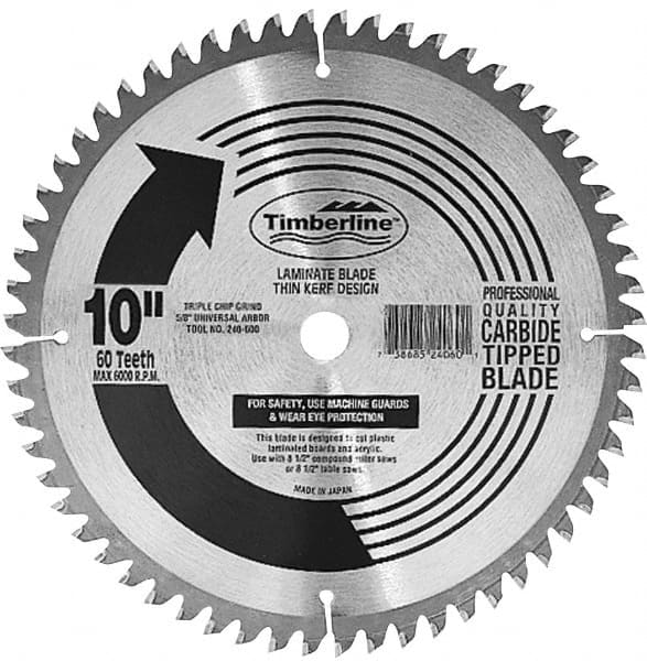 Wet & Dry Cut Saw Blade: 10