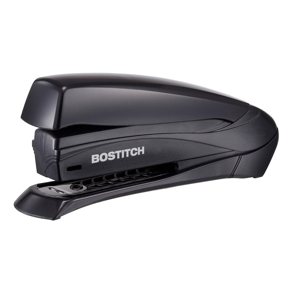 Bostitch Inspire Spring-Powered Desktop Stapler, 20 Sheets Capacity, Black (Min Order Qty 7) MPN:1423