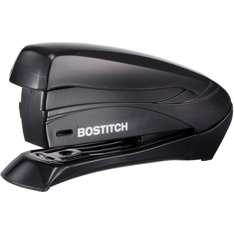 Bostitch Inspire Spring-Powered Compact Stapler, 15 Sheet Capacity, Black (Min Order Qty 6) MPN:1493