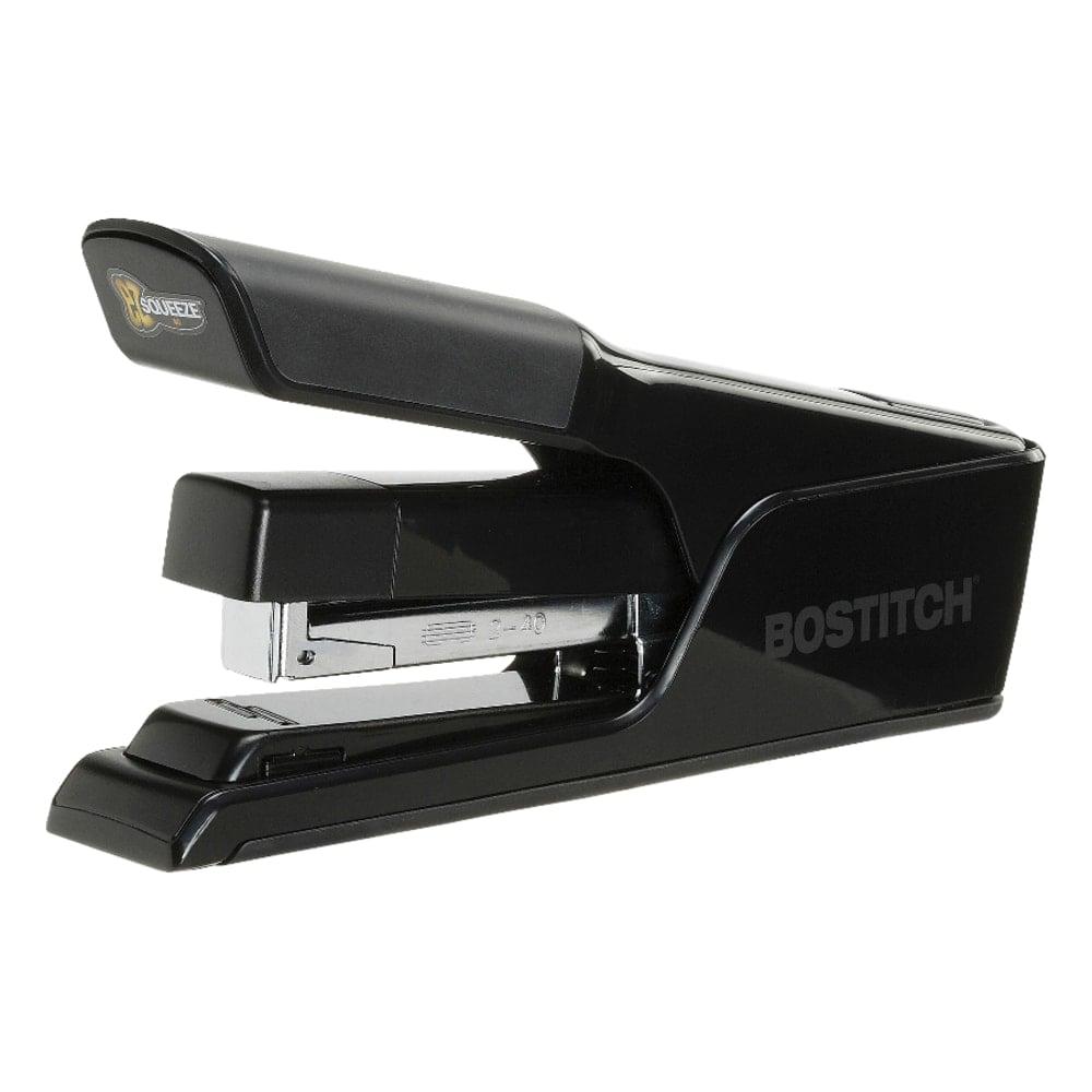 Stanley Bostitch EZ Squeeze 40 Desk Stapler, Flat Clinch, Fast Load, Black (Min Order Qty 3) MPN:B9040