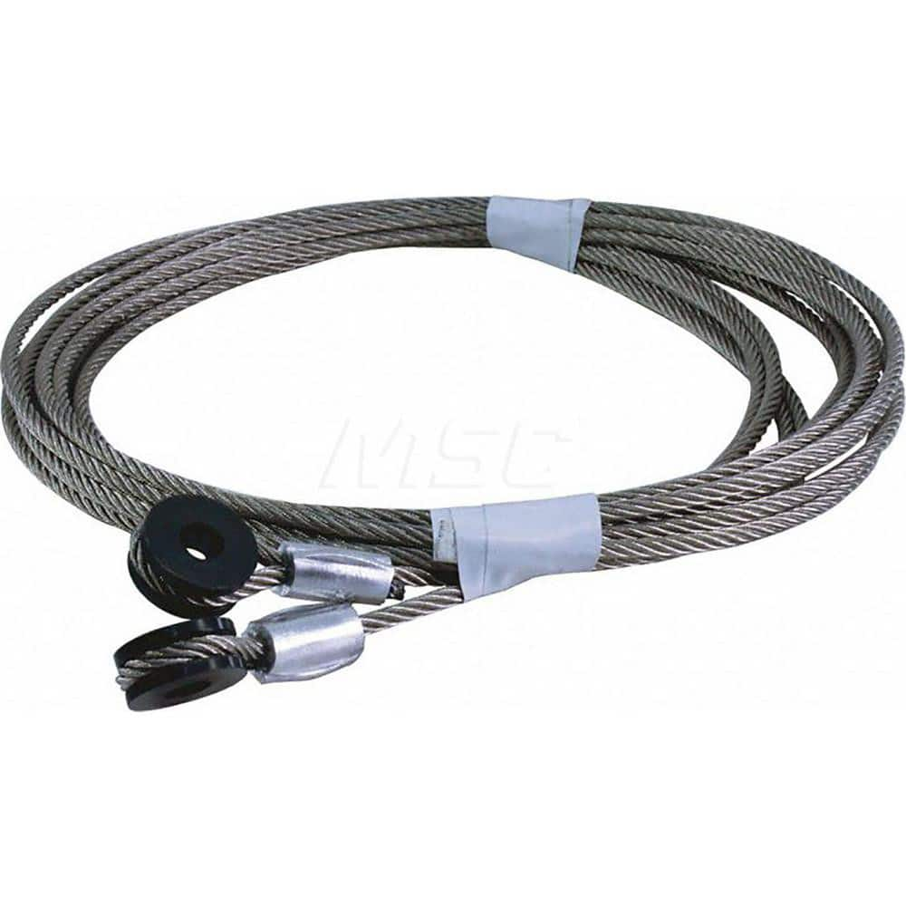 Garage Door Hardware, Hardware Type: Garage Door Cable Assembly, Spring Lift , For Use With: Commercial Doors , Material: Stainless Steel  MPN:TD-CAS14-125