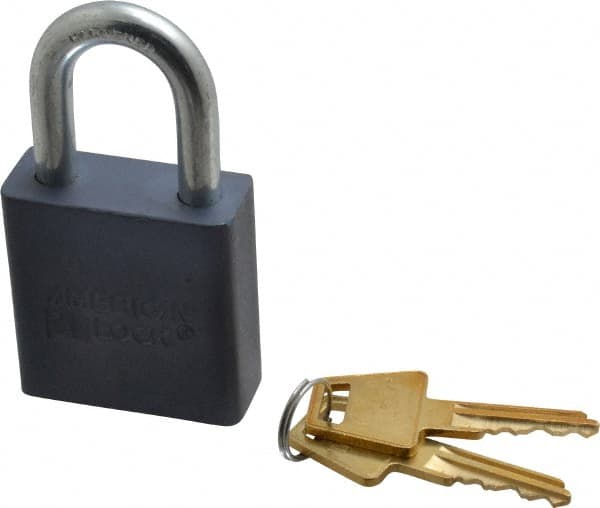 Padlock: Aluminum, Keyed Different, 1-3/4