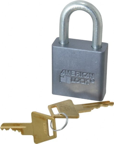 Padlock: Aluminum, Keyed Alike, 1-3/4