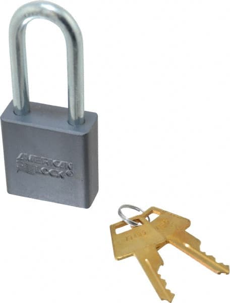 Padlock: Aluminum, Keyed Different, 1-3/4