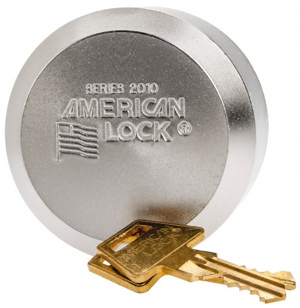 Padlock: Steel, Keyed Different, 2-7/8