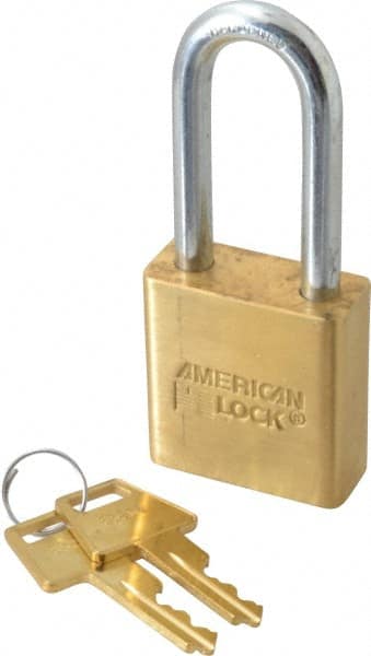 Padlock: Steel, Keyed Different, 1-3/4