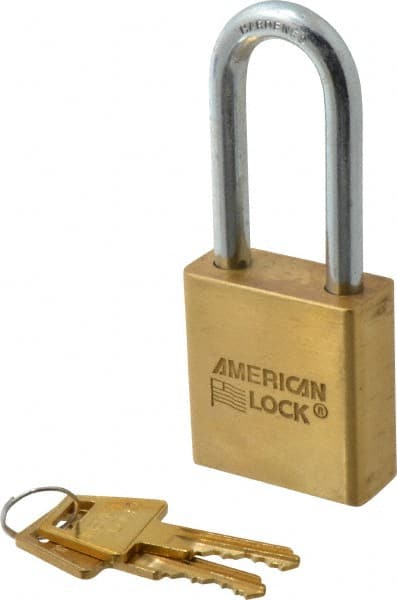 Padlock: Steel, Keyed Alike, 1-3/4