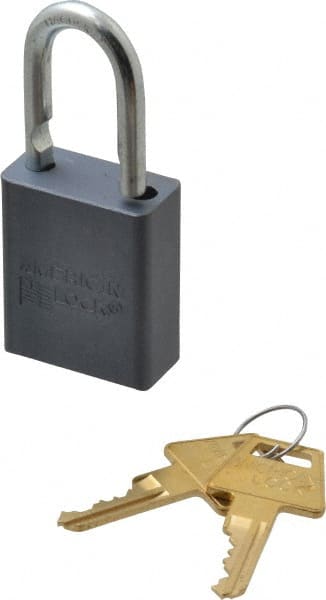 Padlock: Aluminum, Keyed Alike, 1-1/2